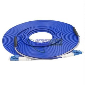 Details about / 2M Armored Cable Fiber Optic Patch Cord LC//UPC-LC//UPC-SM-DX Duplex Fiber Cable