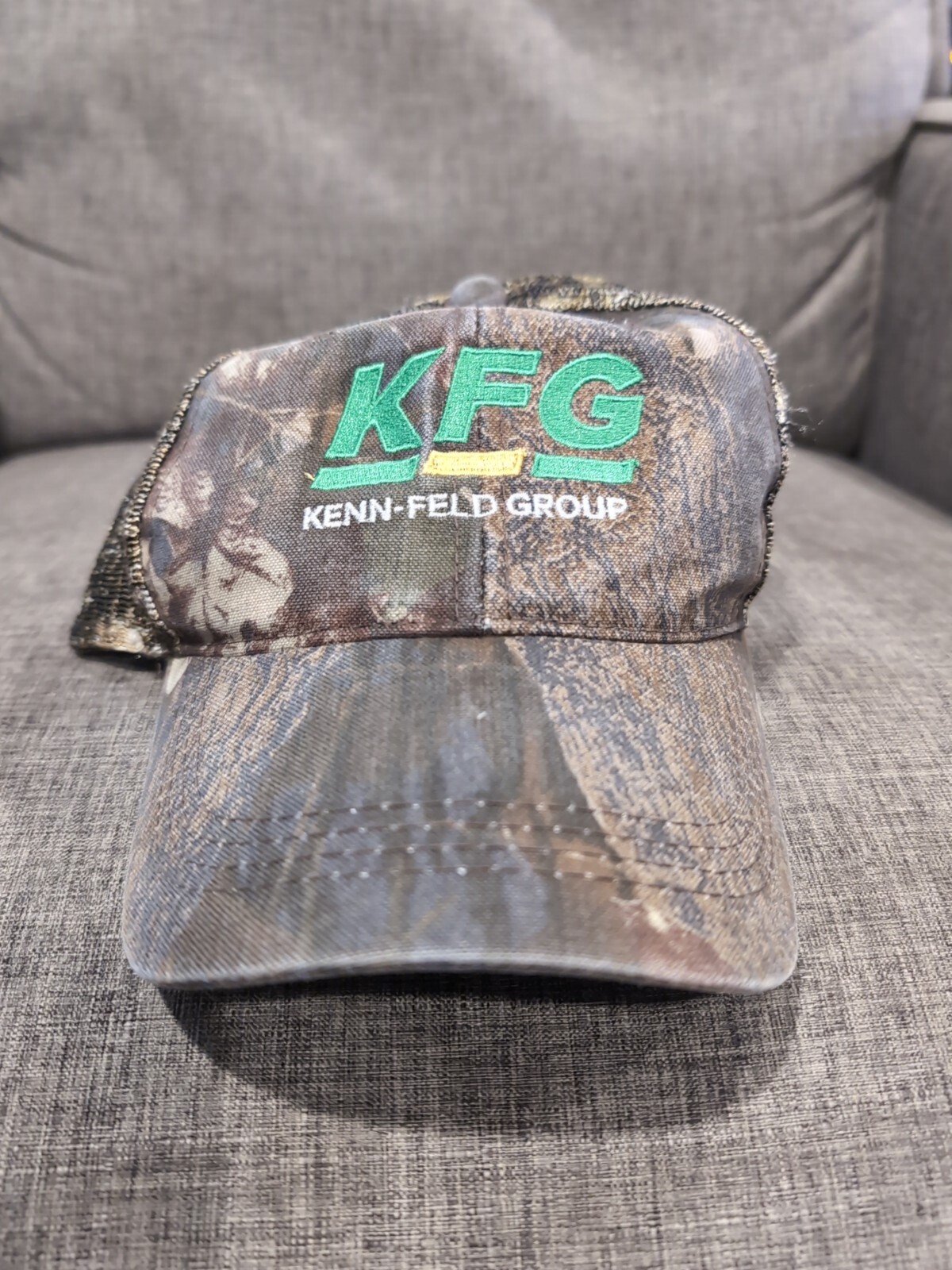 Raro cappello mimetico vintage John Deere Keen feld gruppo KFG cacciatore cappello classico contadino