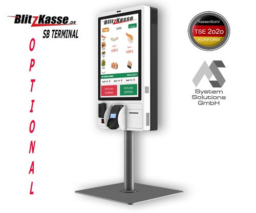 TOUCHSCREEN GASTRO COMPUTERKASSE KASSENSYSTEM KELLNERKASSE +SWISSBIT TSE - Bild 3 von 6