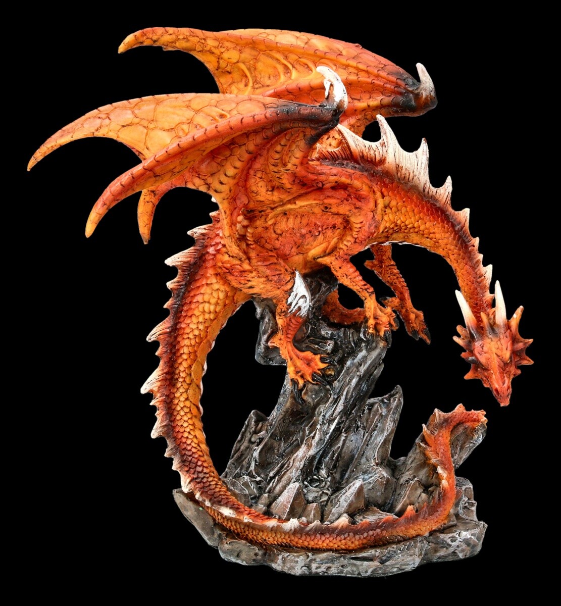 Figura de Dragón - Mikan En Roca - Fantasía Dragón Decoración