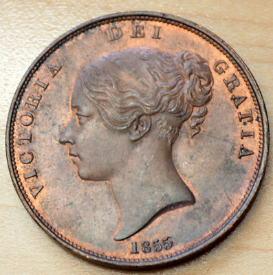 1855 Great Britain 1 Penny | eBay