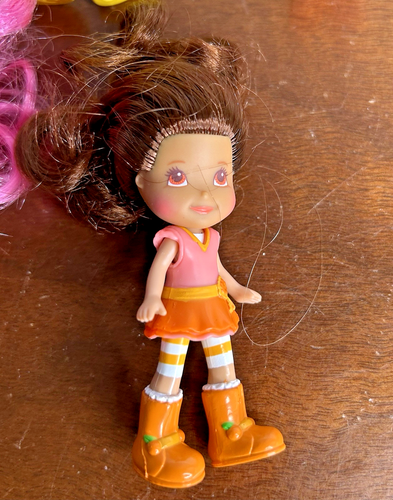 5 Strawberry Shortcake 2008 mini 3" Dolls Lot Scented Lemon Orange Raspberry - Bild 5 von 8