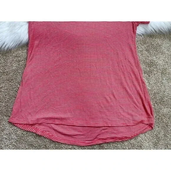 Camiseta para mujer LuLaRoe talla XS manga corta cuello redondo rayas blancas Foto 3 de 4