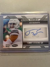 A13,026 - 2020 SAGE HIT Autographs Black #A56 Tommy Stevens