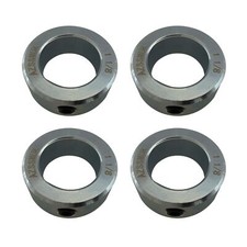 Shaft Collars 1-1/8" Bore Solid Steel Zinc Plated Set Screw 4 Pieces