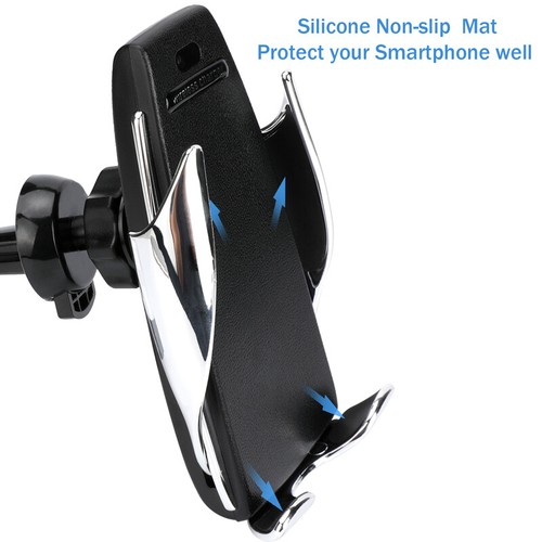 Cargador para Auto Coche Rapido Inalambrico Carga de Carro Soporte Telefono 2in1 - Photo 10 sur 33