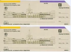 2 Unused Tickets: 1984 Summer Olympics Closing Ceremony Los Angeles (Athletes)