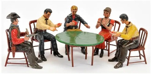 Minimen - Old West Range - "Saloon Card Table Vignette" by Jack Updyke (Figarti) - Picture 15 of 15