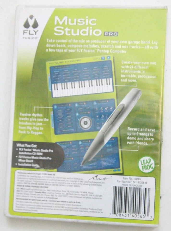 Fly Fusion Music Studio Pro Fly 2007 Software MP3s Carbon Leaf Greg Laswell 1227 - Image 4 of 4