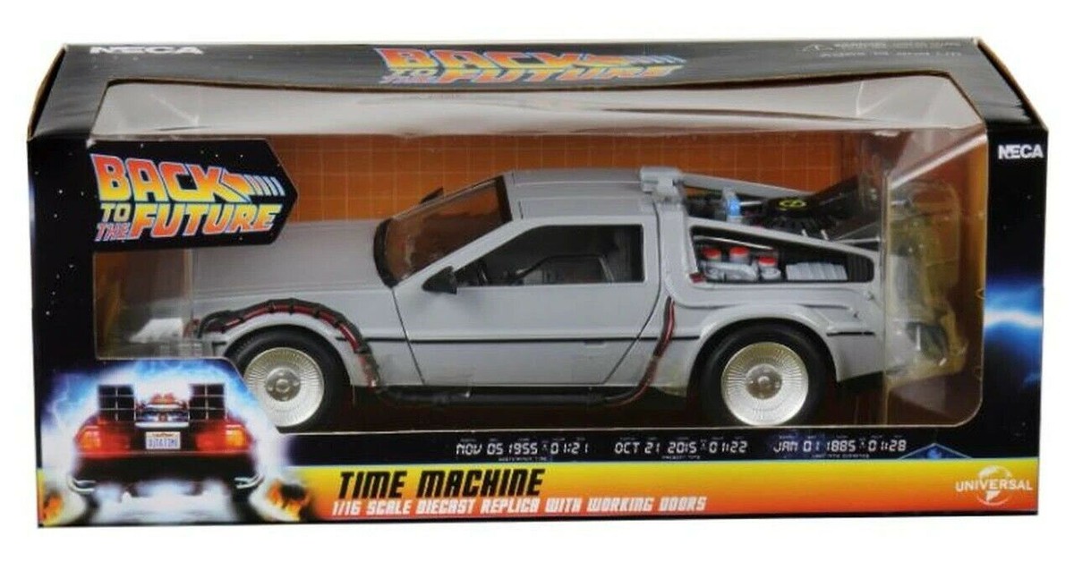 Back to the Future Delorean Time Machine 1/16 Diecast 25 cm