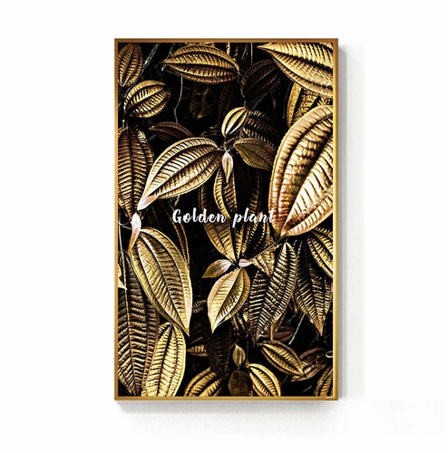 Black and Gold Pineapple Monstera Wall Art - Picture 8 of 14