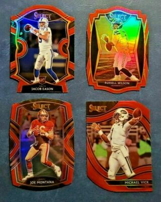 2020 Select Football RED DIE-CUT PRIZMS with Rookies All Levels You Pick