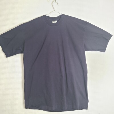 Pro Mens 4x Dark Navy Blue T-shirt Heavy Cotton