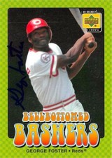 George Foster autographed Baseball Card 2001 Upper Deck Decade Bashers #BB6