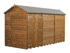 Empire Apex Garden Shed Wooden Shiplap Tongue & Groove 6X12 6ft x 12ft Double Do