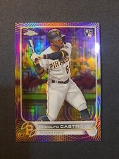 Rodolfo Castro [Purple Yellow Pulse][RC] #7 2022 Topps Chrome Sonic #'d 168/299
