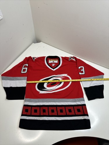 Vintage Carolina Hurricanes Josef Vasicek #63 Autogramm Trikot NHL Koho Größe S - Bild 10 von 13