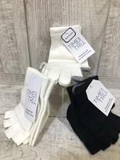 Time and Tru Womens Mitten Gloves Winter Casual One Size Multi-Color (3) Total