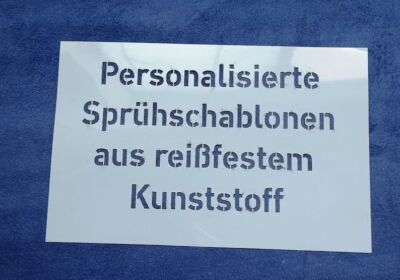 Lackierschablone - Sprühschablone - Malerschablone - wiederverwendbar