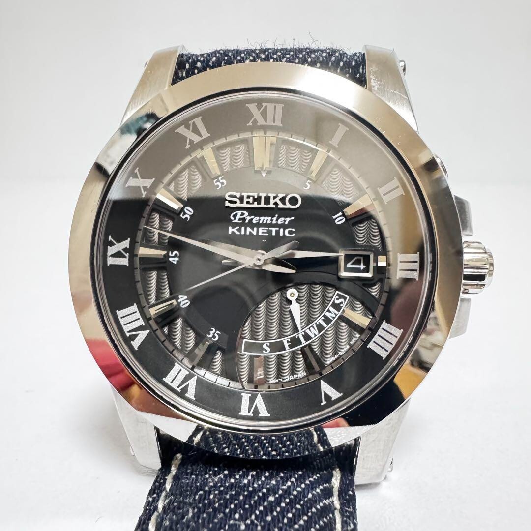 セイコー プルミエ キネティック 5M84-0AA0 Seiko Premier Kinetic 5M84-0AA0 SRN039P1 Automatic Winding