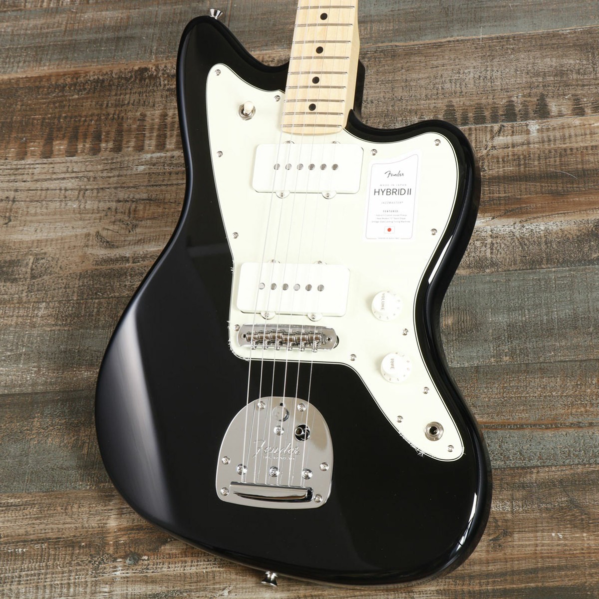 Fender Hybrid II Jazzmaster Made in Japan black electric Fender Hybrid II Jazzmaster Made in Japan black electric
