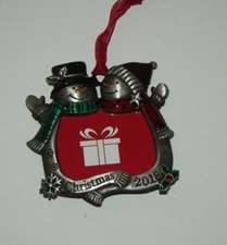 2018 Dated Christmas Ornament Frame~Various Choices~Baby's 1st~Santa~Angel~NEW