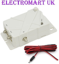 12V 24V INPUT MASTHEAD AERIAL AMPLIFIER POWER SUPPLY INCLUDING 2M DC CABLE