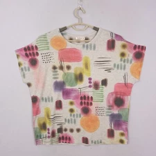 Jess & Jane Women's Verona Round Neck Drop Sleeve Top XL