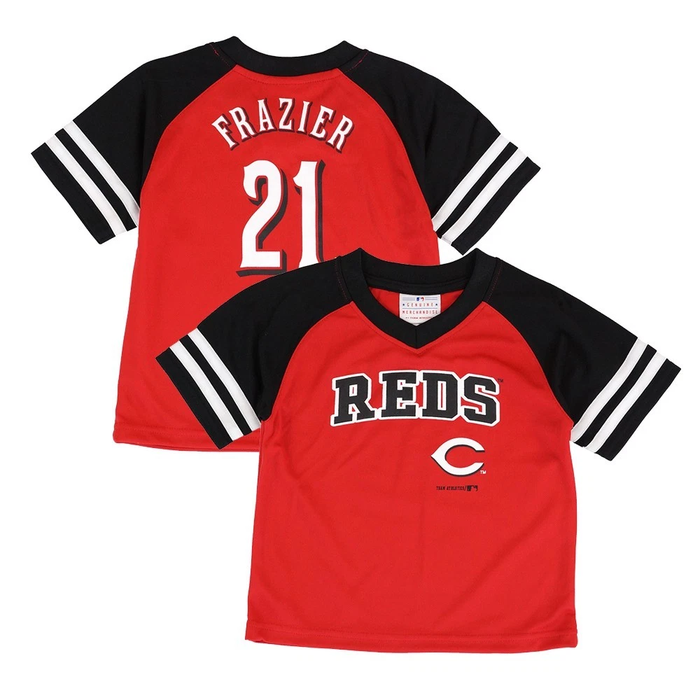 Todd Frazier MLB Cincinnati Reds Red Jersey T-Shirt Infant Toddler (12M-4T)