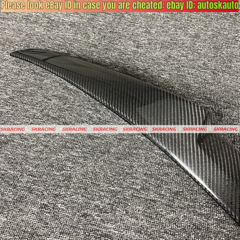 Fits For INFINITI Q70 Q70L 2015-2019 Rear Trunk Lip Wing Spoiler Carbon ...