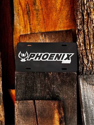 Phoenix Fishing Boats Aluminum License Plate laser etched car