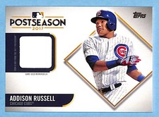2018 Topps Postseason Performance Relic Addison Russell #PSP-AR Cubs /100