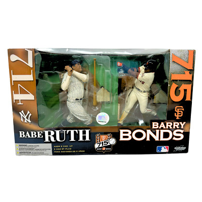 McFarlane MLB Babe Ruth 714 & Barry Bonds 715 Home Run Legends 2
