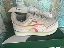 Puma Future Rider Doble SP AC Infant Girl Shoes White/Multi US Size 6C, 7C