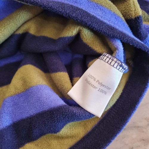 Hanna Andersson Boys 1/4 Quarter Zip Striped Soft Fleece Size 130 US 8 - Picture 4 of 6