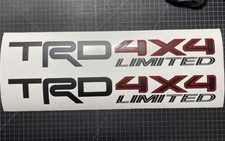 Trd 4x4 Limited Decal Vinyl Bedside Fits Tundra Tacoma Toyata Truck Sticker L Trd 4x4 Limited Decal Vinyl Bedside Fits Tundra Tacoma Toyata Truck Sticker L