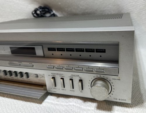 Vintage ONKYO TX-4000 FM/AM Tuner Amplifier Stereo Receiver 45W Tested - Bild 8 von 19