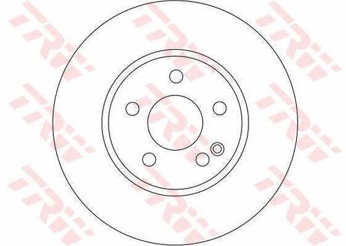 BREMSSCHEIBEN SATZ PAAR TRW DF4373 2PCS P FÜR MERCEDES-BENZ VITO,VITO MIXTO - Afbeelding 2 van 6