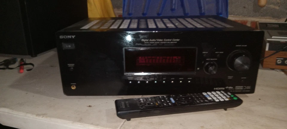 Sistema receptor de home theater Sony STR-DG520 5.1 canais HDMI som surround TESTADO! - Imagem 3 de 3