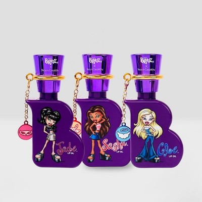 Beauty Creations x Bratz Girls Night Out Lip Oil Cloe Sasha & Jade Vanilla Scent