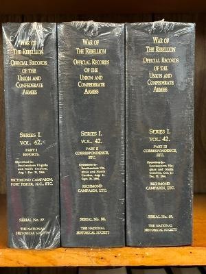 RICHMOND CAMPAIGN, FORT FISHER (NC), ETC. - OFFICIAL RECORDS OF THE CIVIL WAR