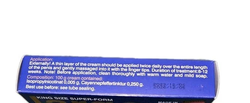2x Crema Mejoradora Largo Para Hombres Crecer Pulgadas Tamaño Más Grande 40 ml - Imagen 2 de 9
