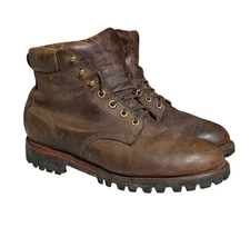 LL Bean Chippewa Mens OGCL7 Katahdin Works Engineer Boots Mens Size 9.5D Western