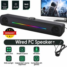 USB Lautsprecher Stereo Soundbar Subwoofer Mu...