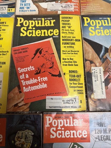 Popular Science Magazine Lot Of 11 (1965) - Picture 7 of 12