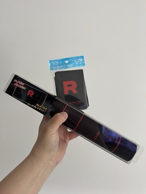 Pokémon Center Japan - Team Rocket Playmat And 64Ct sleeves 2 Set Combo! Rare