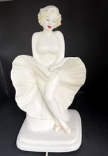 Marilyn Monroe Seven Year Itch Ceramic Table Lamp By Vandor Made in Japan