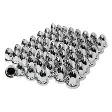 Pack Lug Nut Covers for Semi Trucks, 33mm by 2-1/2" Thread On Push-on Nut 60