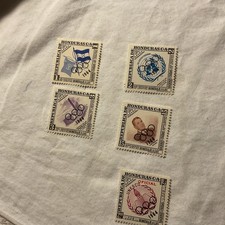 HONDURAS-(-1964-)-Sc. # C331-C335-CO 108-Complete Set-MLH-#H11