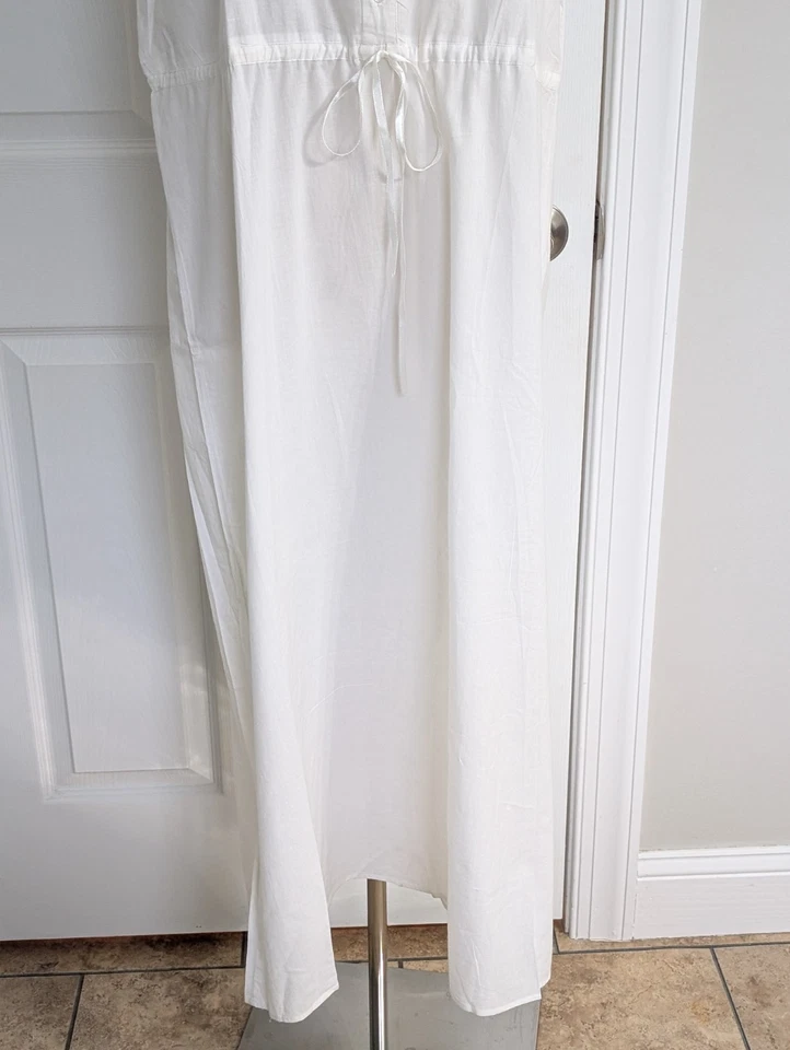 Camisón De Colección Gilligan O'malley Blanco Algodón Cottagecore Grandmacore Talla XL Foto 3 de 4